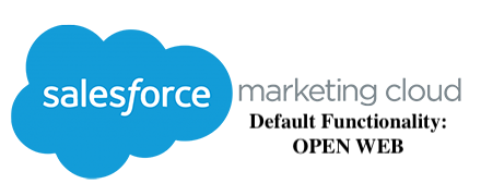salesforce open web default